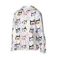 thumbnail image 2 of Daiia Cute Dog UPF 50+ Sun Protection Hoodie Jacket Lightweight Long Sleeve Sun Shirt for Women Men with Pocket Hiking Outdoor-XX-Large, 2 of 9