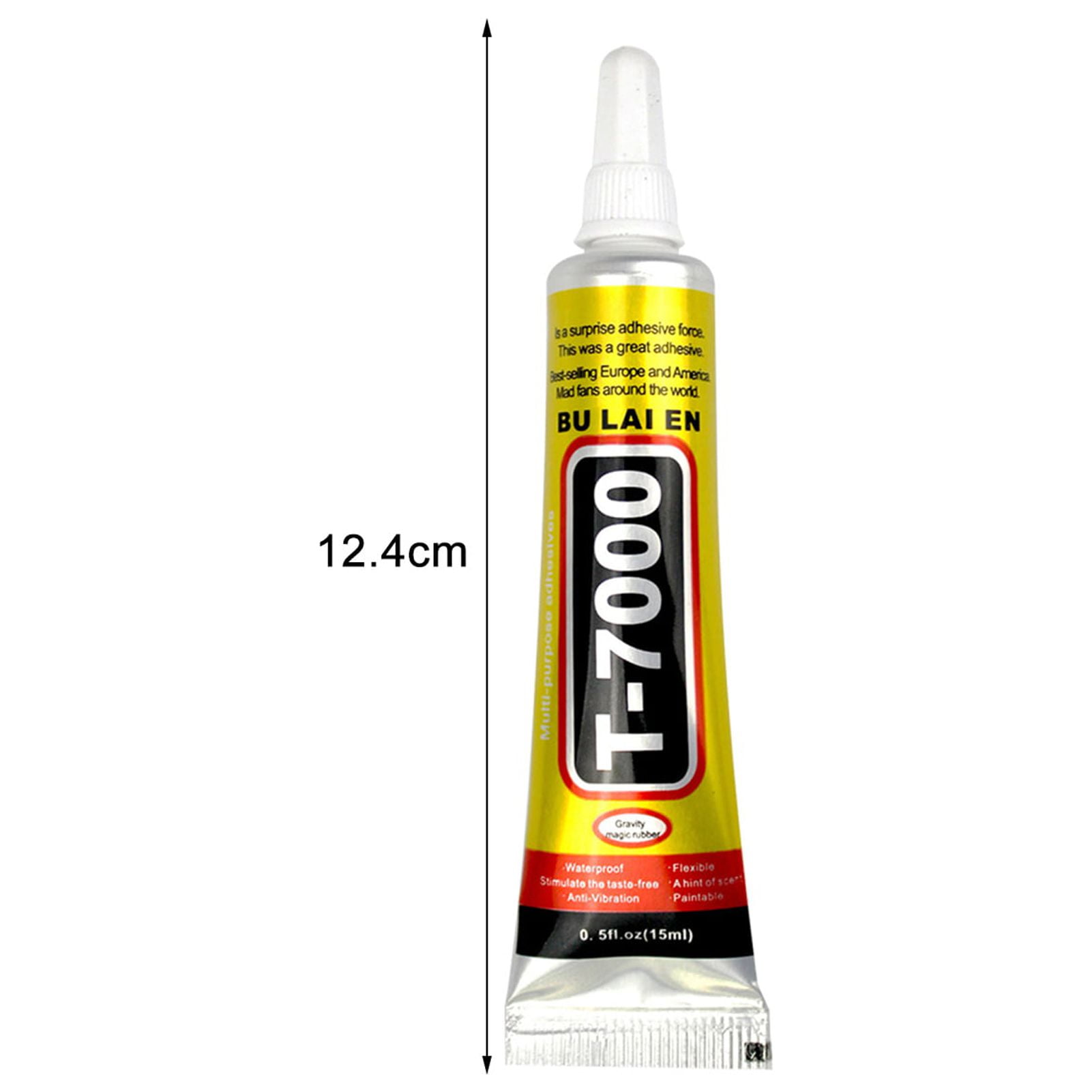 Walbest T7000 Eco Friendly High Viscosity Liquid Glue for Phone, Black
