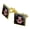 Gold, variant on Cat Skull Mexican Day of the Dead Square Cufflink Set - Silver or Gold