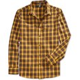 thumbnail image 1 of Volcom Camisa de franela con botones para hombre, amarillo, extragrande Volcom Botones al frente, 1 of 1