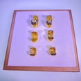 thumbnail image 6 of Gold Plated Earrings for Women, 3 Pairs 14k Gold Plating Hoop Earrings, Hypoallergenic Chunky Jewelry Set Gifts, 6 of 9