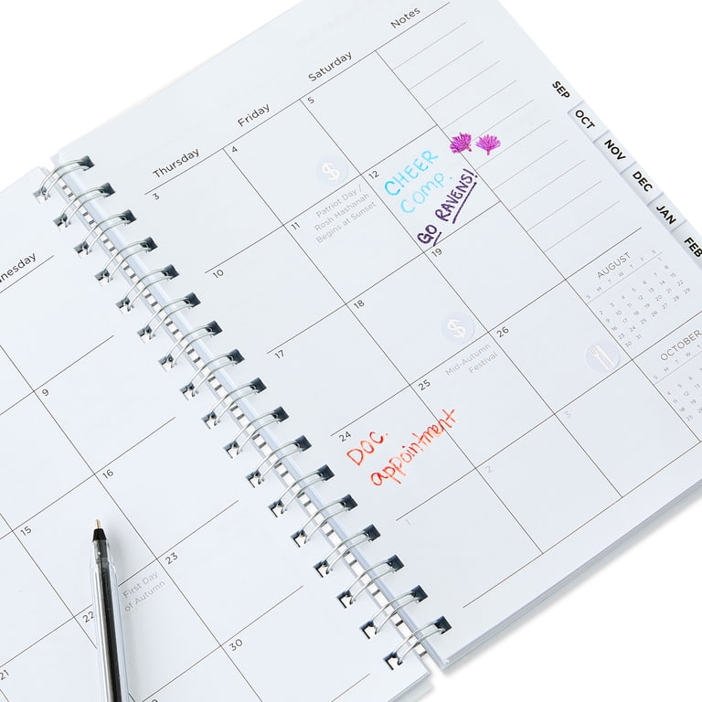 Pen+Gear Medium Grid Planner April 2026 to June 2027 - Walmart.com