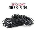 thumbnail image 5 of Hardware 10pcs Nitrile Rubber Seal Ring CS 2.4mm OD 6mm-98mm Faucet Sealing Valve Waterproof Machine Oil-Resistant NBR O Ring Gaskets Packing Washer, 5 of 6