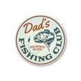 thumbnail image 2 of Fishing Club New Members Welcome Novelty Sign, Metal Wall Decor - 12" Round, 2 of 4
