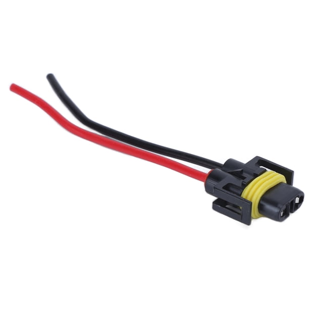 Conector de faro H11 H8, conector de bombilla, conectores de arnés de cables para faro antiniebla, 12V, 24V