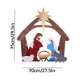 thumbnail image 2 of RKSTN Christmas Decorations Holy Night Outdoor Nativity Set Christmas Decor, 2 of 2