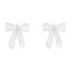 thumbnail image 4 of Accesorios de zapatos de moda con lazo de perla falsa, 1 par de encantos para agujetas, color blanco, 4 of 5