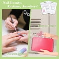 thumbnail image 6 of DAR  Press On Nail Tool Kit with Everything, Nail Prep Tool Disposable Manicure Kit with Nail File, Nail Glue, Prep Pads, Adhesive Nail Tabs,Wood Stick, Packaging Bag (20pcs-white), 6 of 12
