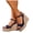 Blue, variant on Espadrille Wedge Sandals for Women Braided Buckle Ankle Strap Open Toe Platform Dress Shoes Comfortable Non Slip Heels Red Size 6