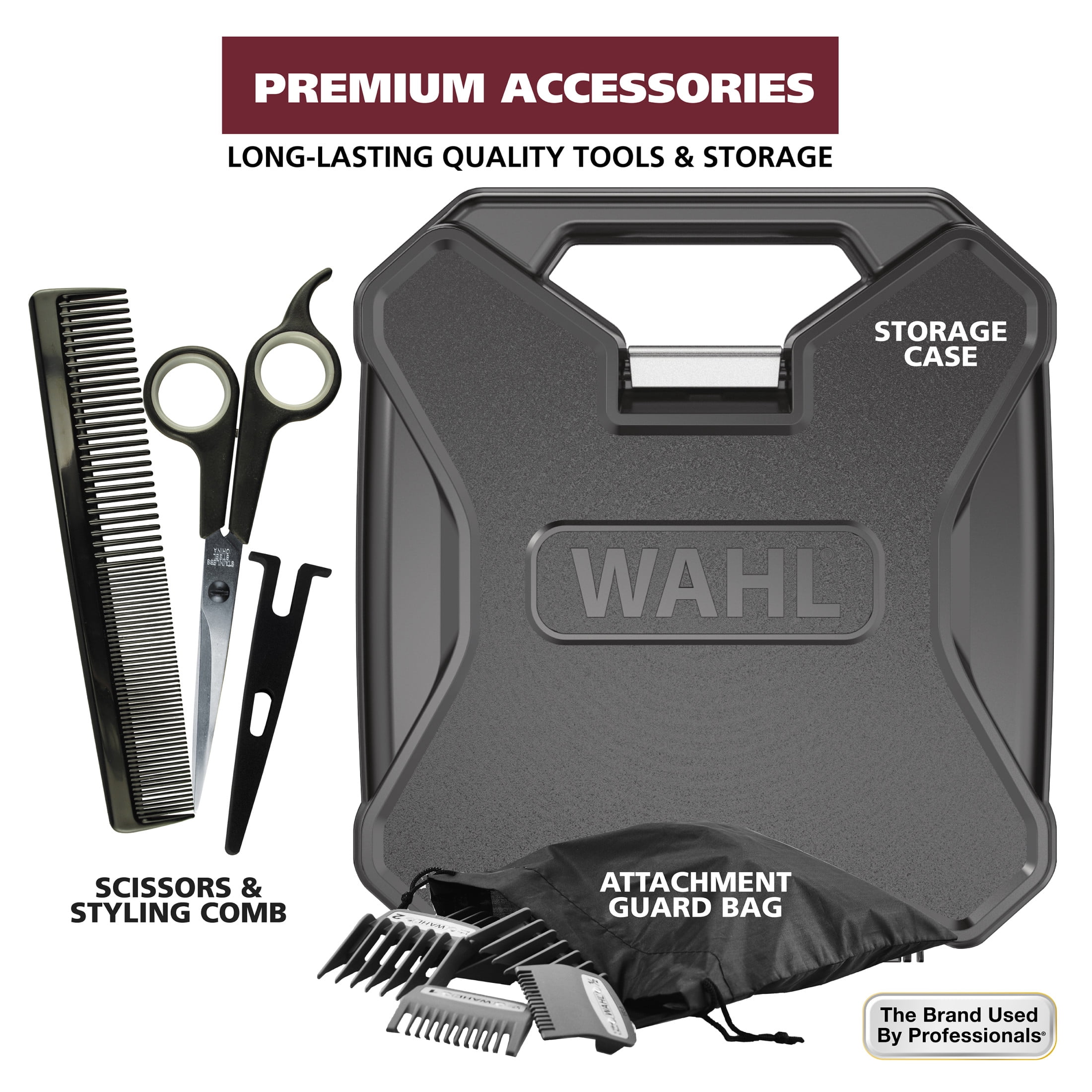 Wahl Pro Series Elite Haircutting Hair Clipper Kit for Men, Woman and Children 79775