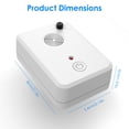 thumbnail image 2 of Moclever 4Pcs Ultrasonic Bat Repellent, Plug in Indoor Bird Mouse Repeller with 6 Adjustable Levels for Attic Garage Kitchen Warehouse, White, 2 of 12