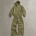 thumbnail image 6 of Solthread Mens Tracksuit 2 Piece Leopard Print Cheetah Print Hoodie and Wide Leg Pants Casual Outfit Sets, 6 of 6