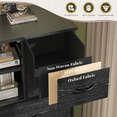 thumbnail image 4 of Black Tall Dresser with Fabric Drawers for Bedroom 38"W x 48.1"H Dresser & Chests of Drawers for Living Room, 4 of 10