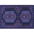 thumbnail image 1 of Ahgly Company Indoor Rectangle Persian Blue Traditional Area Rugs, 3' x 5', 1 of 4