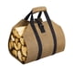 thumbnail image 1 of Eigraketly Portador de leña Plegable Portador de troncos de lona Bolsa de transporte de encerada grande Bolsa de impermeable con Jardín y Patio, 1 of 6