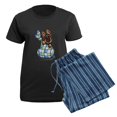 thumbnail image 5 of CafePress - Baby German Shepherd Women's Dark Pajamas - Women's Short Sleeve Print T-Shirt and Pants Dark Cotton Pajama Set, 5 of 7
