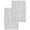 White, variant on Gray Lines Kitchen Dish Towels for Drying Dishes Set of 2, Vintage Wave Stripes Texture Simple Waffle Weave Microfiber Hand Tea Bathroom Towels Quick Dry & Absorbent Towel 15.7x23.6