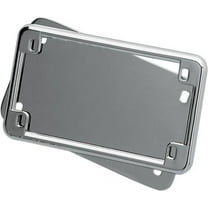 Kuryakyn Chrome License Plate Holder with Backing Plate (9166)