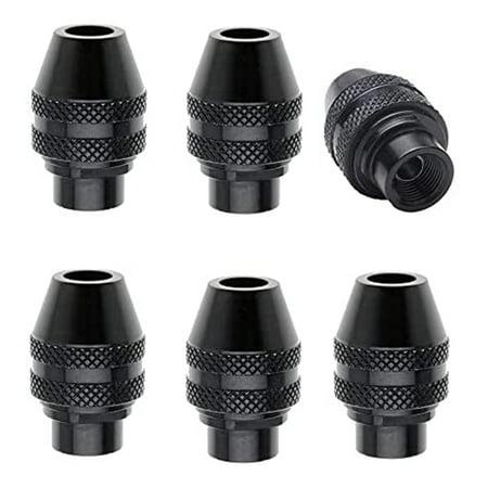

6Pcs Quick Change Keyless Chuck 4486 Tools Tool Accessories 3000 4000 7700 8200 for 1/32-1/8 Inch