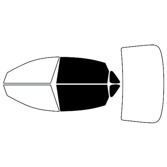 Rvinyl Window Tint Kit Compatible with Genesis G80 2017-2020 - Back Precut Kit - 5%