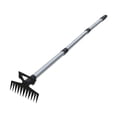 thumbnail image 3 of DYNWAVECA Weed Puller Tool Weeder Multipurpose Manual Ergonomic Grip Uprooting Weeding Tool Weed Rake for Backyard Patio Lawn Farm Yard 3 Section Pole, 3 of 10
