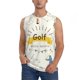 thumbnail image 1 of Fotbe Golf Icons And Golfer Men's Camiseta sin Mangas Estampada para Hombres, Playera Casual para Gimnasio, Entrenamiento, Playa-X-Large, 1 of 7