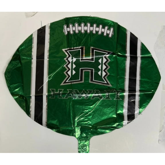 18" HAWAII UNIVERSITY Football Balloon  Party Supplies Decorations Foil Mylar Balloon