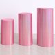 thumbnail image 1 of Uxcell Conjunto de 3 Fundas de Espandex para Cilindro, Funda para Plinto, Rosa (Tela Reflectante Láser - Grande), 1 of 5