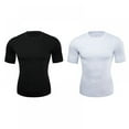 thumbnail image 7 of Men's Compression Shirts Short Sleeve Workout T-Shirt Cool Dry Undershirts Baselayer Sport Cool Shirt Running Tops, 7 of 7
