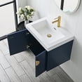 thumbnail image 4 of Floating & Wall Mounted Bathroom Vanity Set with Acrylic Sink, 4 of 8