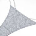 thumbnail image 2 of String Aguichant pour Femmes Culottes en Coton Tangas Taille Basse, 2 of 5