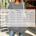 thumbnail image 7 of ClodeEU Women's Crew Neck Long Sleeve Tunic Top, Casual Loose Fit Long Pullover Blouse ,Women's S-XXXL, 7 of 7