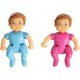 thumbnail image 1 of Set de figuras de acción Sweet Li'l Family Dollhouse Beverly Hills, 1 of 7