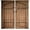 Style-6, variant on Rustic Curtain Old Wooden Garage Door Curtain for Living Room Bedroom Blackout Rod Pocket Printed Window Drapes 2 Panel 42x54in