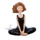 thumbnail image 1 of Estatua de niña de resina, pintada a mano, elegante, estatua de una dama, mujer, decoración del hogar, figura de meditación para mueble de TV,, 1 of 9