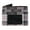 Black Plaid, variant on Buxton Solid Color Vegan Leather Large ID Coin Case (Women)