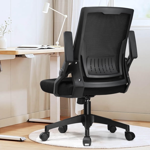 Silla de Oficina GTRACING Ergonómica con Malla y Brazos Abatibles