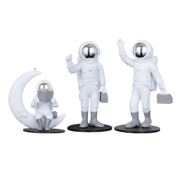 Estatuilla de astronauta Baoblaze Decoración de escritorio