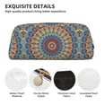 thumbnail image 5 of Goofa Round Mandala Pattern Leather Pencil Case, Pencil Pouch, Pencil Bag, Pen Case, Pen Pouch, Pen Bag, Pencil Pouches, Pencil Bags,College Pencil Case, 5 of 7