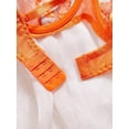 thumbnail image 6 of Orange Lingerie Set Sheer Floral Embroidery, 6 of 6