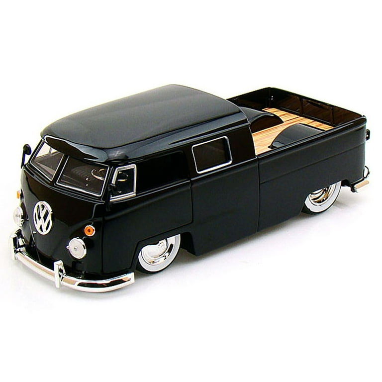 1963 Volkswagen Bus Pickup Truck Black Jada Toys Bigtime