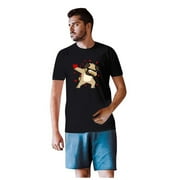 sebulube Mans Casual Short Sleeve Tops Ladies Valentine's Day Print Sweatshirt Blouse