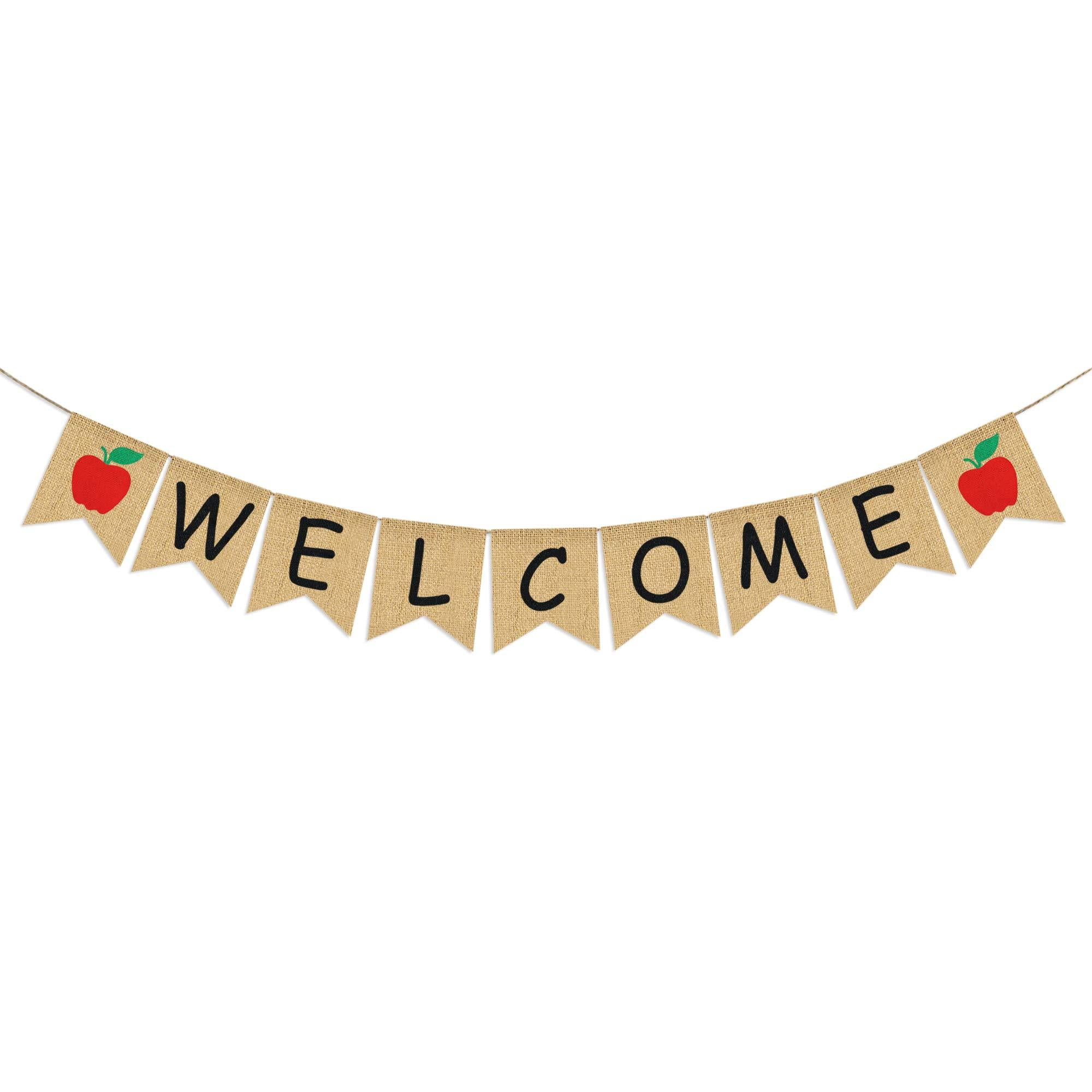 Back to school party classroom decoration decorative flower banner