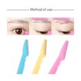 thumbnail image 3 of 3 Pack Eyebrow Razor Trimmer Shape Shaver with Precision Cover for Men and Women, Precision Sharpness for Trimming and Shaping Eyebrows 3 Colors, 3 of 7