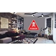 thumbnail image 2 of Wallhogs Poison Sign Wall Decal, 2 of 2
