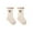 White, variant on LIaqionyy Girls' Embroidered Princess Socks Toddler Cute Ruffle Trim Stretchy Cotton Crew Socks