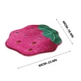 thumbnail image 3 of Nilvkv Strawberry Bath Mat Fruit Bathroom Rugs for Living Room and Bedroom, Non Slip Small Washable Rug Strawberry Bathroom Decor (18.9x23.62in), 3 of 6