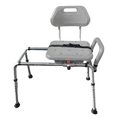 Platinum Health GRAY CAROUSEL Sliding Transfer Bench with Swivel Seat