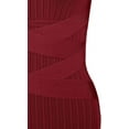 thumbnail image 7 of Women's Long Sleeve Bandage Wedding Guest Dress Midi Fall Winter Party Cocktail Dresses Evening Gown, 7 of 7