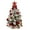 Red, variant on Seizeen 20" Pre-Lit Mini Christmas Tree, White with Flocked Snow, Red Ornaments